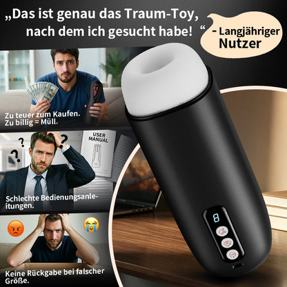 Sophia – Starke Saugkraft Bestes Preis-Leistungs-Verhältnis Kristallklare Größenangabe Automatischer Masturbator