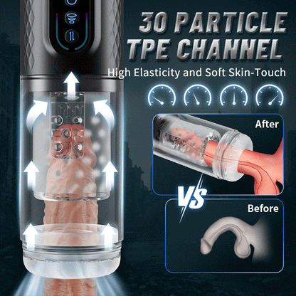 9 Rotierender & schiebender & saugender Masturbator Cup Männlich Männer Sexspielzeug