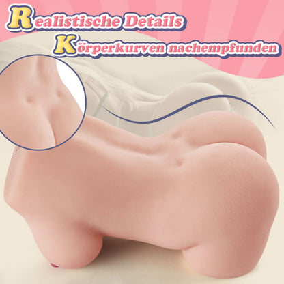 Layla realistischer männlicher Masturbator mit 10 Vibrationsmodi