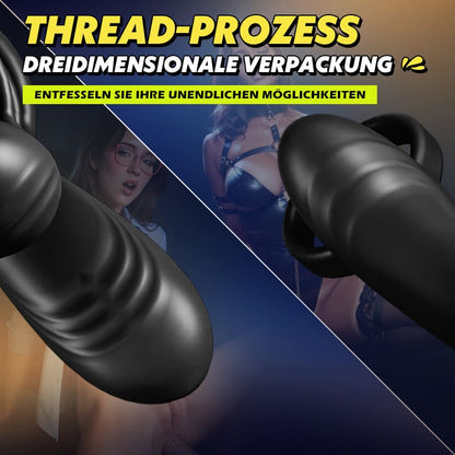 【Neu! 】Warren – 10 Rotationen + 10 Vibrationen Premium-Penisring mit Doppelring