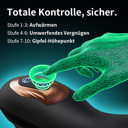 Alex – Intelligenter drehender Multi-Frequenz-Vibrations-Eichel-Trainer