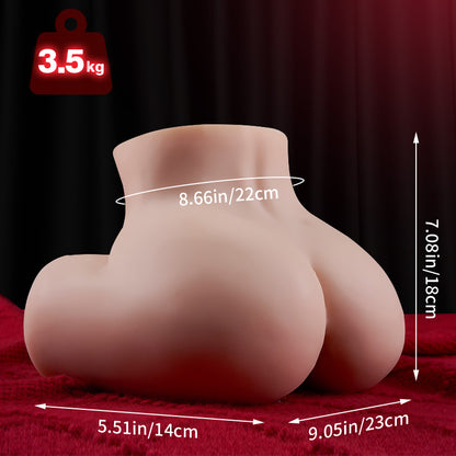 Natalia -  Vibrieren Realistische Masturbatoren mit Doppelte Eingang 2,5kg Großer Arsch Sex Puppen