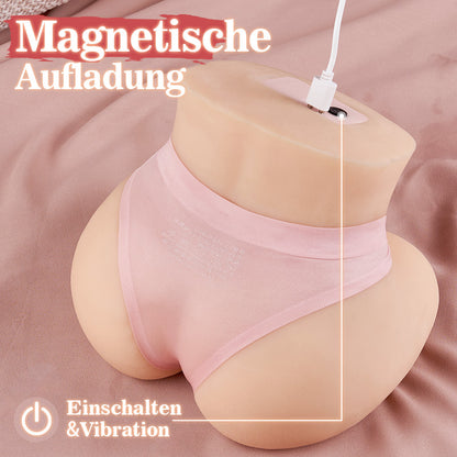 Rossi – 6-Stufen-Po-Vibrator, realistischer Hintern, den du aus jedem Winkel benutzen kannst, 2,12 kg/4,67 lbs Sexpuppen