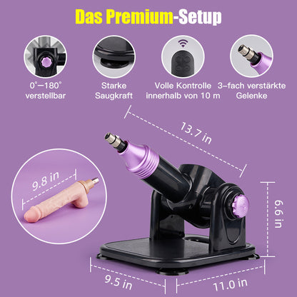 Thrust Master – 180° verstellbare Sexmaschine mit größerem Motor, Stoßfunktion, Sexspielzeug für Frauen