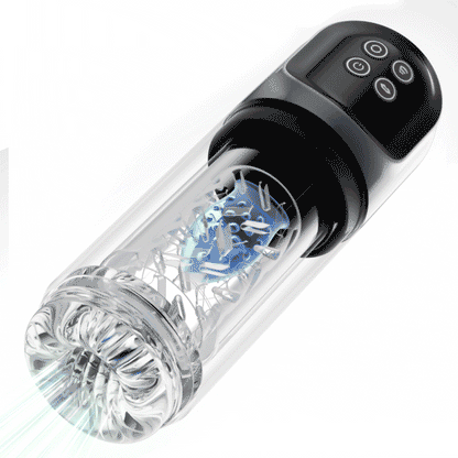 Vortex - 7 Saugen Dual-Temperatur SPA Boner Enlarger 7 Rotierende 360° Massage Masturbator