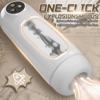 Skyline-10 Saugvibrationsstufen, Ein-Knopf-Aktivierung, App-gesteuerte Mehrpunktmassage, Masturbator für Männer