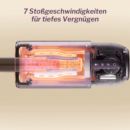 Vibedry - Beheizbarer Masturbator für Männer, 7-fach teleskopierbar, 5 Vibrationsmodi, App-gesteuert, multifunktionales