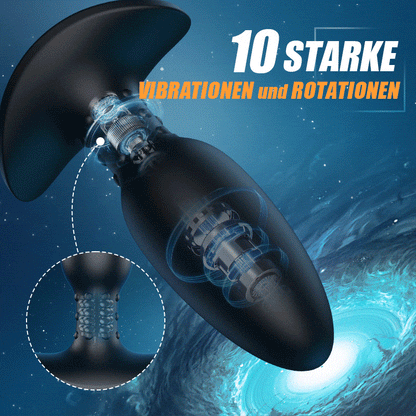 Meister der Stahlkugeln Prostatamassagegerät mit 10 Rotationen und 10 Vibrationen