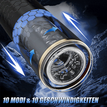 【Bevorzugt】STORM - SPINNE Stoßen Rotieren 6 Frequenzen 3 Geschwindigkeiten Elektrischer Masturbator