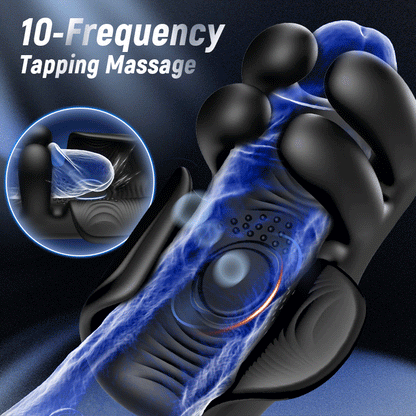 Automatischer 10 Finger Pinchin & Tapping für Massage Therapie Penis Vibrator