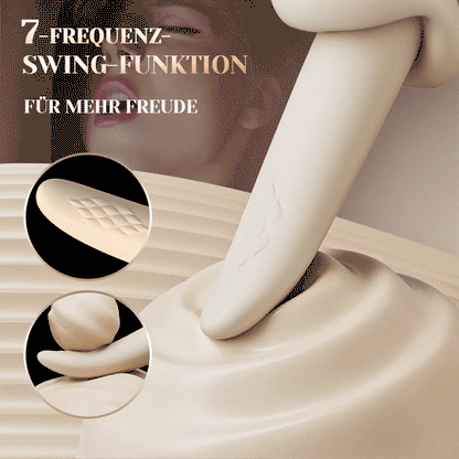 7 Arten von schwingenden und vibrierenden Fettzungenvibratoren, 360°-Schwingung zur Stimulation der Klitoris
