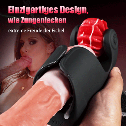 10 Klopfen & Vibration 10 Rotationen Tornado Masturbator Trainer