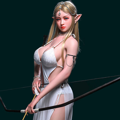 Elodia – der Traumengel steigt herab, um Ihnen die Schönheit der Heiligkeit zu bringen. 148 cm, 32 kg.