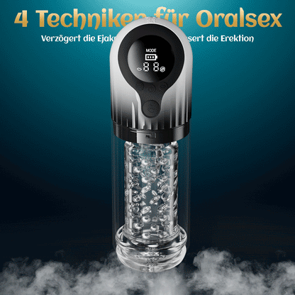 Vortex Male Stroker - 4 starke Saugstufen, Ein-Knopf-Boost, leicht zu reinigen, inkl. Gleitgel