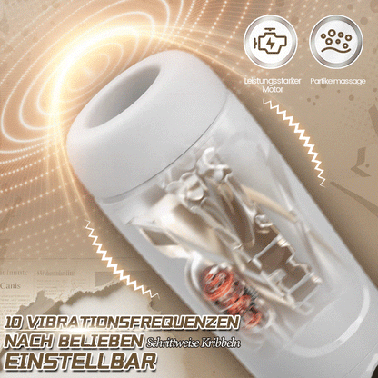 Skyline-10 Saugvibrationsstufen, Ein-Knopf-Aktivierung, App-gesteuerte Mehrpunktmassage, Masturbator für Männer