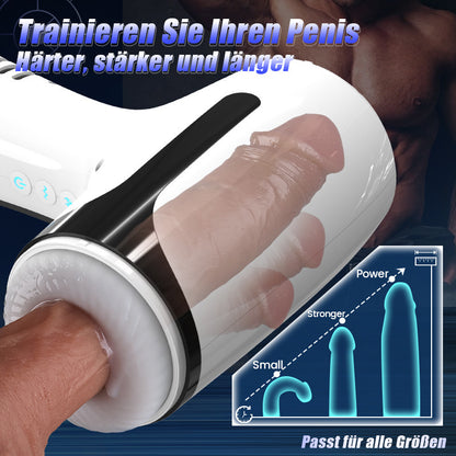 【Versand am 26. Juli】William - Durchs Loch Vibrieren Streicheln Männliche Masturbation Cup