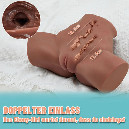 【NEU】OYA Dual-Kanal Realistische Verlockende Sex-Puppe in Braun