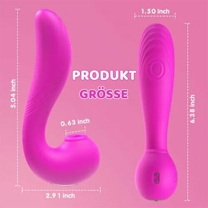 10 Vibrating 5 Flapping Sucking Klitoris lecken und G Spot Vibrator