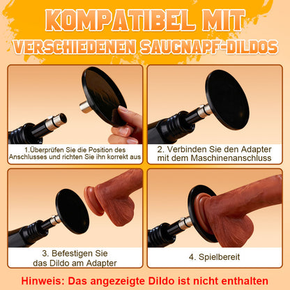 Kai – Freihändige Sexmaschine mit Handyhalterung & Saugnapf-Adapter