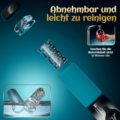 Vortex Male Stroker - 4 starke Saugstufen, Ein-Knopf-Boost, leicht zu reinigen, inkl. Gleitgel