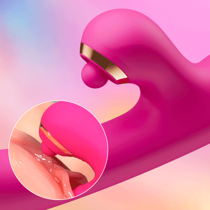 【NEU】Dual-Kugel-Klitoris 7 Vibrationsklopfen und 10 rotierenden Stimulatoren