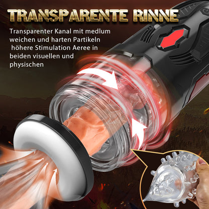 Armor 7 Thrusting Rotation Sichtbarer Masturbator Cup