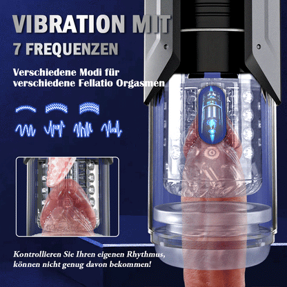 King -100% Wasserdicht 4 IN 1 Automatischer Masturbator für Männer