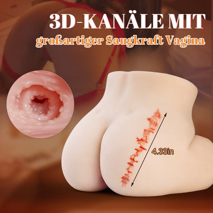 5 Saug-Masturbator realistische Vagina und Arsch  2,9 kg