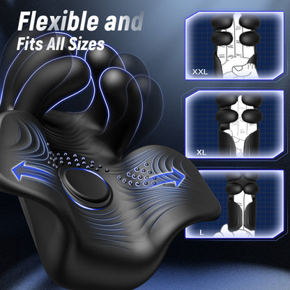 Automatischer 10 Finger Pinchin & Tapping für Massage Therapie Penis Vibrator