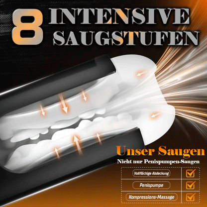 Sophia – 8 Vibrationsmodi 8 Saugmodi 3D Realistische Hülse Automatischer Männlicher Masturbator