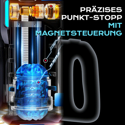 LETEN Masturbator mit 10 stoßenden Hochgeschwindigkeits und Telefonhalter