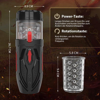 Armor 7 Thrusting Rotation Sichtbarer Masturbator Cup