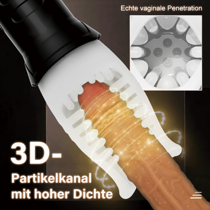 TORNADO 10 Vibration 5 Rotation 2 IN 1 Oralsex Cup Masturbator