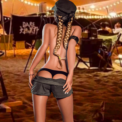 Tanja 166cm Lebensechte Amerikanischer weibliche Soldaten sex doll 40 kg