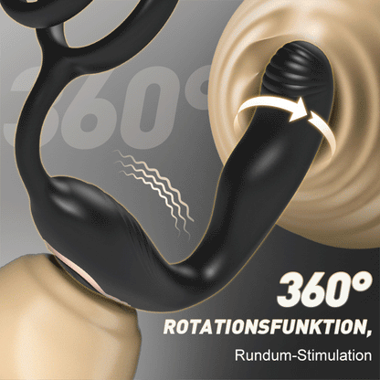 10-Frequenz-Vibration + Rotation, Anuserweiterung, beispiellose Stimulation