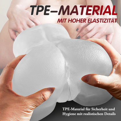 Besonderheit: Kunst transparenter realistischer Gesäß 2.55 kg
