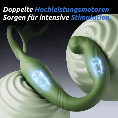 【Pro-Safety-Silikon-Serie】Vibrierender Prostata-Massager für Paare und Gay-Vergnügen