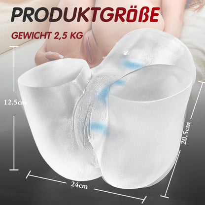 Besonderheit: Kunst transparenter realistischer Gesäß 2.55 kg