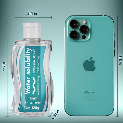 SiYi Ice Sensation Kühlendes Gleitmittel auf Wasserbasis – für intensive Intimität und Sexspielzeug (120 g)
