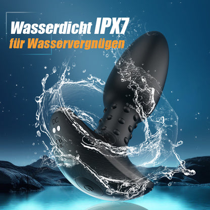 Meister der Stahlkugeln Prostatamassagegerät mit 10 Rotationen und 10 Vibrationen