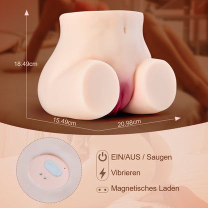 5 Saug-Masturbator realistische Vagina und Arsch  2,9 kg