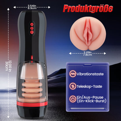 ROKA - Saugen Vibrieren Stoßen Vokalisierung 4 IN 1 Cup Masturbator