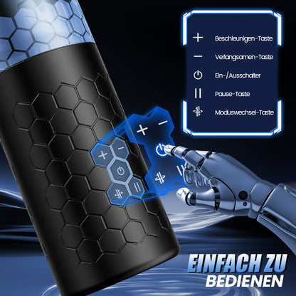 【Bevorzugt】STORM - SPINNE Stoßen Rotieren 6 Frequenzen 3 Geschwindigkeiten Elektrischer Masturbator