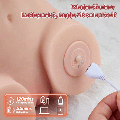 Bess 7 Pulsfunktionen Großer lebensechter Hintern Hintern in Lebensgröße 99% realistische Hautberührung