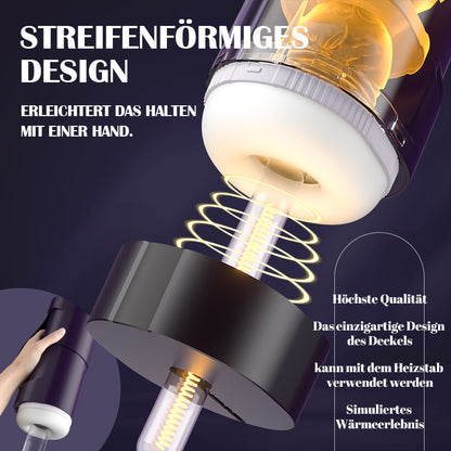 7 einziehbares Ein-Knopf-Burst-Lautloses elektrisches Masturbationsgerät für Männer