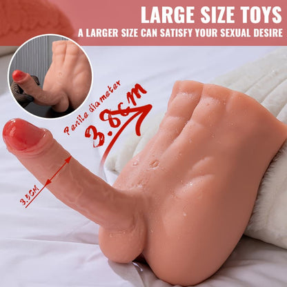 BARTLETT II Gerneration Brown Realistische männliche Puppe mit Dildo