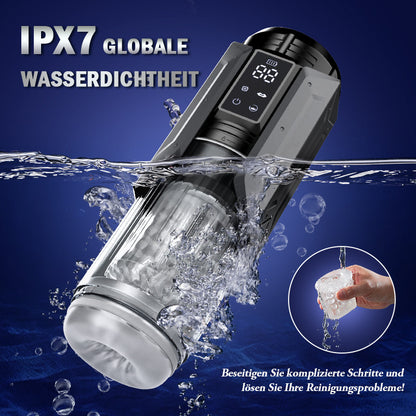 King -100% Wasserdicht 4 IN 1 Automatischer Masturbator für Männer