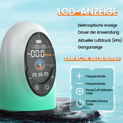 Green Pioneer – Wasser-Penispumpe mit 4 Druckstufen und 9 Saugmodi und LCD-Display