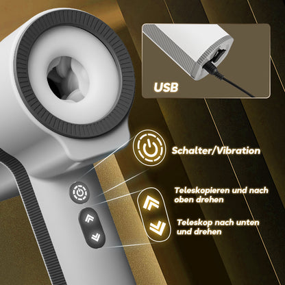 Raiden -  7 Vibration 5 Teleskoprotation Hand-Blowjob-Masturbator