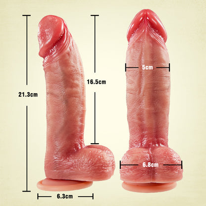 Ein kräftiger, schnell ausfahrender Vibrator für leichtes Erreichen des Höhepunkts mit Heizfunktion